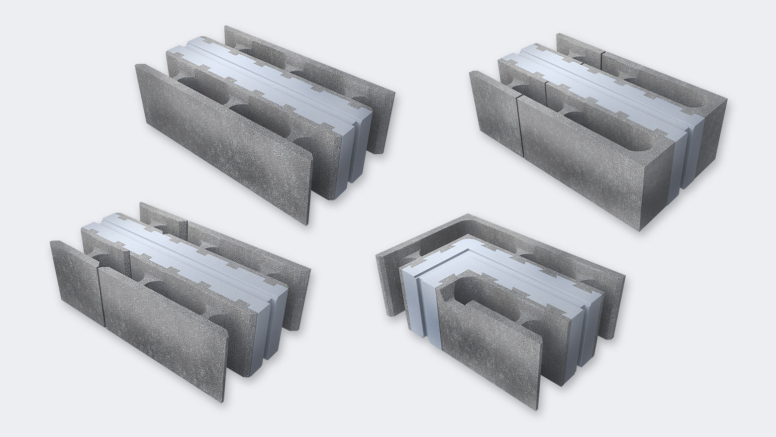 Блоки несъемной опалубки lammi