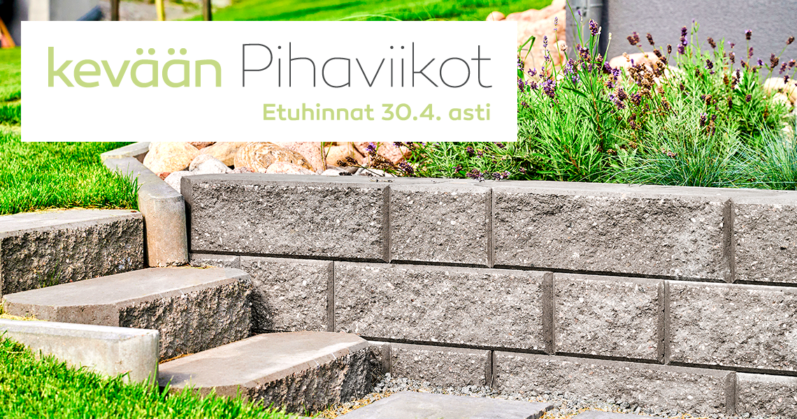 Lammi Pihaviikot 2025 muurikivituotteet etuhintaan