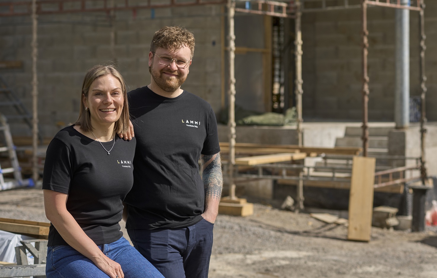 Salla Alastalo ja Riku Tuppurainen rakentavat unelmakotia joka kestää aikaa